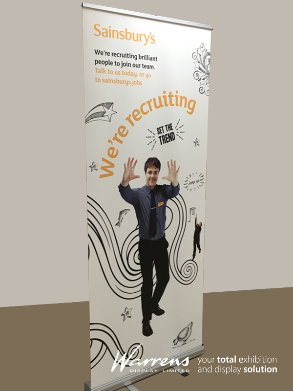 Warrens_Display_Roller_Banner_Sainsburys